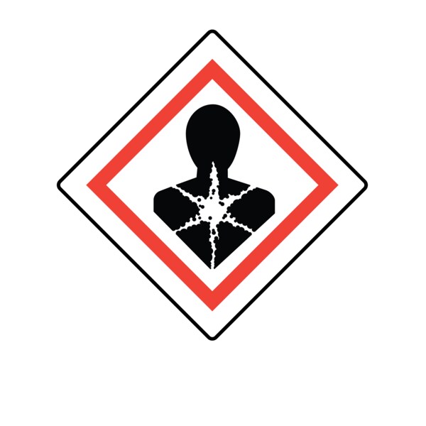 GHS Pictogram Label - Health Hazards 7/8" x 7/8"